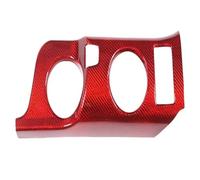 Intérieure Panneau Changement Vitesse Véritable Contrôle Climatisation AC Panneau Commutateur Ventilation Pour Nissan Z RZ34 400Z Pour Fairlady Z 2023 - 2026 Intérieures(Style C Red)