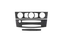 Intérieure Pour BMW E60 Série 5 2004 - 2009 Autocollant Performance Pour Cadre Garniture Panneau CD Console Centrale Accessoire D'intérieur Panneau Console Centrale