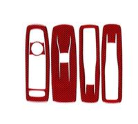 Intérieure Pour Fluence 2009 2010 2011 2012 2013 2014 Autocollant En Fiber Carbone Véritable Souple LHD Accessoires Cadre Bouton Lève-vitre Voiture Panneau Console Centrale