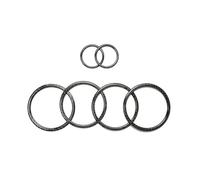 Intérieure Voiture Anneau De Porte En Fiber Carbone Pour Haut-parleur Garniture Protection Pour BMW X5 F15 X6 F16 2014 2015 2016 2017 2018(6 pc)