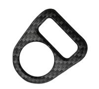 Intérieure Voiture Autocollant De Bouton Réglage Rétroviseur Latéral Voiture Garniture Couverture Décoration Pour Nissan Pour X-trail T32 2014 - 2021(Fibre de carbone noir)