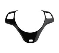 Intérieure Voiture Autocollant De Panneau Volant Couverture Décoration Accessoires Moulage Pour BMW Série 1 3 E32 E87 E90 E92 E93 2005-2012(Noir)