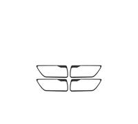 Intérieure Voiture Autocollant Décoratif Pour Poignée Porte Intérieure Voiture En Acier Inoxydable Pour Toyota XU70 Pour Kluger 2020-2024(A Black)