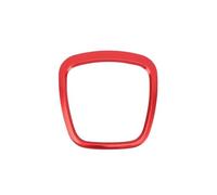 Intérieure Voiture Centre De Volant Intérieur De Voiture Couvre Autocollants Garniture Pour A1 A3 A4L A6L Q3 Q5 8P S3 A4 B6 B7 A5 A6 Q5 Q7 Accessoires(Rectangle Red)