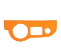 Intérieure Voiture Couvercle De Décoration Pour Bouton Commutation Phare Voiture Accessoires Pour Dodge Pour Challenger 2015 Up Pour Charger 2010(Orange)