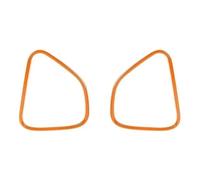 Intérieure Voiture Couverture De Décoration Sonore Pour Haut-parleur Stéréo Porte Avant Voiture Accessoires Pour Chrysler 300C 2011 Up(Orange)