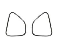 Intérieure Voiture Couverture De Décoration Sonore Pour Haut-parleur Stéréo Porte Avant Voiture Accessoires Pour Dodge Pour Charger 2011 Up(Black carbon fiber)