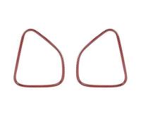 Intérieure Voiture Couverture De Décoration Sonore Pour Haut-parleur Stéréo Porte Avant Voiture Accessoires Pour Chrysler 300C 2011 Up(Red carbon fiber)