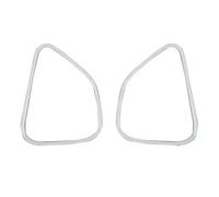 Intérieure Voiture Couverture De Décoration Sonore Pour Haut-parleur Stéréo Porte Avant Voiture Accessoires Pour Dodge Pour Charger 2011 Up(BLANC)