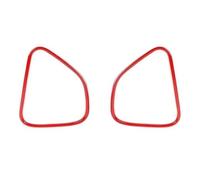 Intérieure Voiture Couverture De Décoration Sonore Pour Haut-parleur Stéréo Porte Avant Voiture Accessoires Pour Dodge Pour Charger 2011 Up(Rouge)