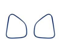 Intérieure Voiture Couverture De Décoration Sonore Pour Haut-parleur Stéréo Porte Avant Voiture Accessoires Pour Chrysler 300C 2011 Up(Bleu)