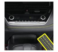 Intérieure Voiture Moulures Universelles De Voiture Garniture Pu Bande Ligne Décorative Tressée Pour Porte Autocollant Tableau Bord DIY Bricolage Auto Moulages Intérieurs(Yellow,2m)