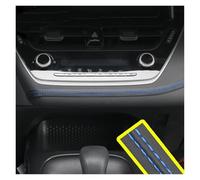 Intérieure Voiture Moulures Universelles De Voiture Garniture Pu Bande Ligne Décorative Tressée Pour Porte Autocollant Tableau Bord DIY Bricolage Auto Moulages Intérieurs(Blue,0.5m)