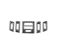 Intérieure Voiture Pour BMW E90 E92 E93 Accessoire D'intérieur Voiture Garniture Sortie D'air Centrale Autocollant Intérieur En Fiber De Carbone Auto Moulages Intérieurs(High configuration)