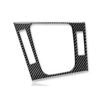 Intérieure Voiture Pour BMW Pour M3 E46 1998-2005 Style Fiber Carbone Voiture Console Centrale Changement Vitesse Panneau Couverture Cadre Autocollant Garniture(Noir)