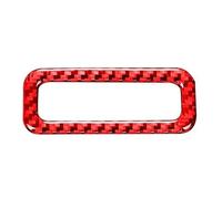 Intérieure Voiture Pour BMW Série 3 E46 1999-2004 Intérieur Voiture Fiber Carbone Toit Ouvrant Interrupteur Poignée Cadre Décoratif Revêtement D'habillage Autocollants(Rouge)