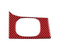 Intérieure Voiture Pour Chevy Pour Corvette C5 1998-2004 Fibre De Carbone Intérieur Voiture Phare Interrupteur Panneau Garniture Cadre Couverture Décor Autocollants(Rouge)