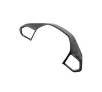 Intérieure Voiture Pour Peugeot E-208 508 208 3008 GT 4008 5008 2016-2020 Garniture De Volant À Paillettes Accessoires(ABS carbon fiber)