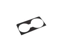 Intérieure Voiture Pour Range Pour Rover Pour Evoque 2019 2020 Support De Verre Décoration Cadre Garniture Accessoires De Voiture Auto Moulages Intérieurs(Carbon Fiber)