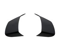 Intérieure Voiture Pour VW Pour Polo Pour Golf 6 Pour Jetta Pour Touran Pour Bora Pour Caddy Pour Eos Volant Autocollant Garniture Décoration Couverture Intérieure(2Pcs black)