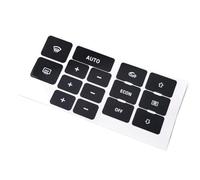 intérieurs Autocollants Compatible Avec A6 C5 Autocollants De Réparation Pour Bouton Commande De Chauffage Et Climatisation Noir Mat Accessoires Voiture