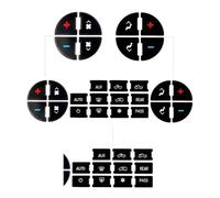 intérieurs Autocollants Compatible Avec Buick Pour Enclave 2008 2009 2010 2011 2012 Autocollants Intérieurs De Voiture Panneau Commande Central AC Bouton Autocollant Accessoire