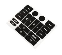 intérieurs Autocollants Compatible Avec VW Pour Golf Pour MK5 Pour Passat Autocollant Réparation Boutons De Radio Autocollants Réparation Boutons Radio Accessoires Radio FM Voiture