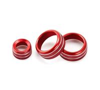 Intérieurs Voiture Accessoires D'anneau Garniture Bouton Contrôle Volume Audio Climatisation Voiture Pour BMW 1 2 3 3GT 4 Pour X1 Pour F30 Pour F34 Pour F20(Rouge)