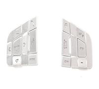 Intérieurs Voiture Autocollant De Protection Décoratif Pour Boutons De Volant Pour Land Pour Rover Pour Discovery Sport 2015-2019 - Accessoires Auto Accessoires Auto(Style B Silver)