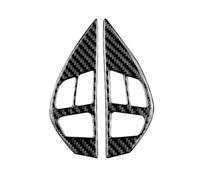 Intérieurs Voiture Autocollant De Volant Voiture En Fibre Carbone Pour Mitsubishi Pour Lancer Pour EVO X Pour MR 2008-2011 2012 2013 2014 2015 Garniture(Black Carbon)