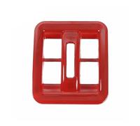 Intérieurs Voiture Cache Décoratif Pour Bouton De Commande De Lève-vitre Intérieur Pour Jeep Pour Wrangler JK (2011-2017) Intérieur Accessoires Auto(Red)