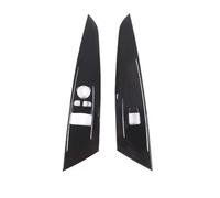 Intérieurs Voiture pour BMW Série 4 G22 G23 G26 2020-2023 Autocollant pour Bouton Lève-vitre Porte Voiture, Accessoire Cadre Accessoires D'intérieur Voiture(B Black)