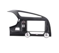Intérieurs Voiture Pour Chevrolet Pour Corvette C7 2014-2019 ABS Voiture Contrôle Central Sortie D'air Cadre Autocollant Accessoires Intérieur Automobile(Noir)