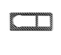 Intérieurs Voiture Pour Chevrolet Pour Silverado Pour Tahoe 2007-2014 : Cache Panneau Commande Phares Fibre Carbone, Autocollant Intérieur Voiture Accessoires(Black B)