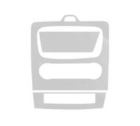 Intérieurs Voiture Pour Ford Pour Focus 2 MK2 2009-2012 Accessoires Voiture En Fiber De Carbone Console Centrale Protecteur Étui À Autocollants Moulages Intérieurs(AT Silver)