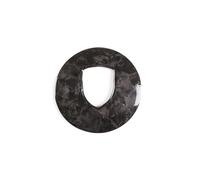 Intérieurs Voiture Pour Panamera Pour Cayenne Pour Macan 911 718 Couverture De Panneau De Volant Voiture Décoration Accessoires D'intérieur Voiture Moulages Intérieurs(Forged Carbon)