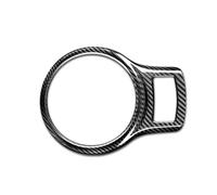 Intérieurs Voiture Pour Subaru Pour BRZ 13-20 Fiber Carbone Dur Garniture Intérieure Voiture Contrôle Central Décoration Couverture Autocollant Intérieur Automobile(Black GearShiftFrame)