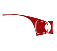 Intérieurs Voiture Pour Toyota Pour Prius 2010 2011 Garniture Intérieure LHD RHD Voiture Centre Porte-gobelet Autocollant Véritable Souple Accessoires Auto(Red A,Conduite à gauche)