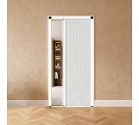 Interior Accordian Door Sliding Folding Doors with Hardware and Aluminum Frame Easy to Clean Waterproof Partition Folding Gate for Bedroom,Closet,Bathroom(H 84.6in/215CM,W 25.9in/66cm)