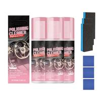Interior Car Cleaner Polishing Cleaner Interior Detailer Spray for Cars Trucks SUVs, Multi-Surface for Plastic Leather Vinyl Rubber, Restores Shine Protects from Fading, 100ml (3pcs)