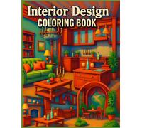 Interior Design Coloring Book