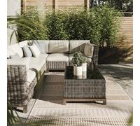 Interiyou Tapis d'extérieur résistant aux intempéries Kano - 160 x 230 cm Crème/beige - Imperméable pour balcon, terrasse, jardin - Tapis d'extérieur Convient également pour salon, chambre à coucher