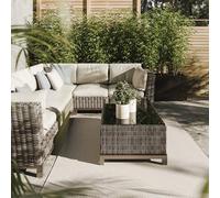 Interiyou Tapis extérieur Lome - 120x170 Blanc - Motifs géométriques - Résistant aux UV pour Balcon, terrasse, Jardin ou Cuisine - Structure Plat - pour d'entrée intérieur, Chambre, Salon, Bureau
