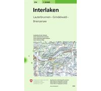 Interlaken Echelle 1 : 50 000 - Collectif - Office Federal De Topographie Suisse - broché - Atlas / carte