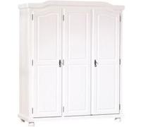 INTERLINK Armoire Bastian 3 portes blanc Blanc G