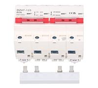 Interlock Disjoncteur miniature Double commutateur de transfert de puissance avec barre omnibus - Double commutateur de transfert manuel 2P AC 240 V - 400 V 80 A pour générateur