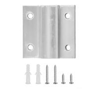 Interlocking Z Clamps Photo Frame Hooks 5cm Aluminum(1pc) | Interlocking design, aluminum alloy, secure hold, 5x5cm size, prevents falling