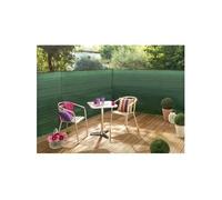 INTERMAS - Brise vue tissé 100% occultant -Vert - 2 x 25 m SUPRATEX