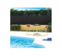 Canisse brande brise vent et brise vue GENERIQUE INTERMAS - Brise vue tissé 95% occultant - noir- 1 x 5 m TOTALTEX
