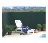 INTERMAS - Brise vue vert en maille plastique 100% occultant 1 x 25 m TANDEM